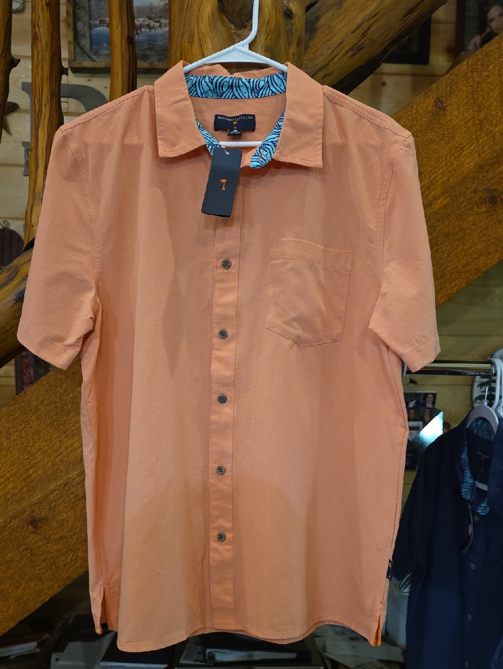 Mens Margaritaville Button Down Shirt.